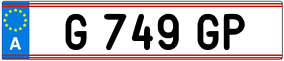 Truck License Plate
